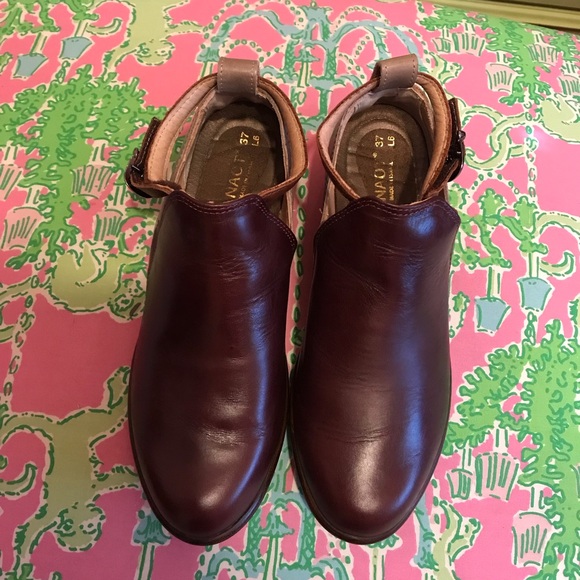NAOT Kamsin Bordeaux ankle boots size 37/6 - Picture 4 of 8